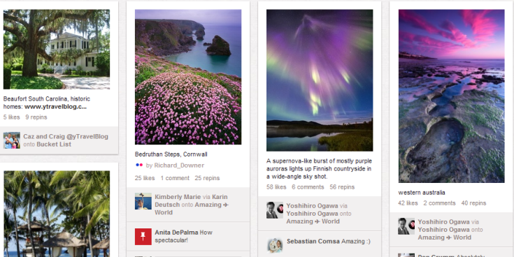 4 ideas for Pinterest boards