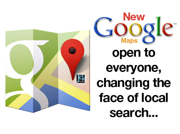 New Google maps open to everyone, changing the face of local search